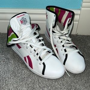 Vintage fold-over high top Reeboks